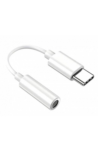 POWERTECH αντάπτορας USB-C σε 3.5mm CAB-UC084, λευκός