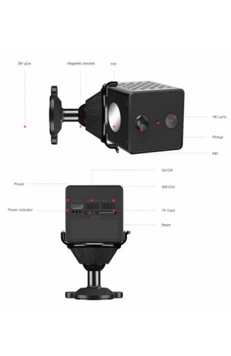 VSTARCAM smart mini κάμερα CB71, 3MP, 1500mAh, WiFi & αυτόνομη καταγραφή