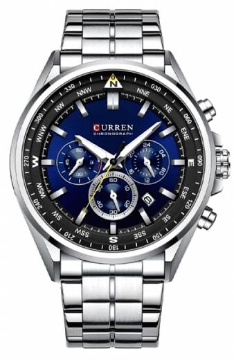 Ανδρικό Ρολόι Curren 8399 - Silver/Blue