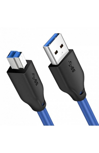 CABLETIME καλώδιο USB σε USB Type B CT-C160-U3-AMBM, 5Gbps, 2m, μπλε