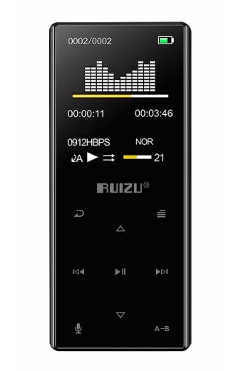 RUIZU MP3 player D29 με ηχείο, 1.8