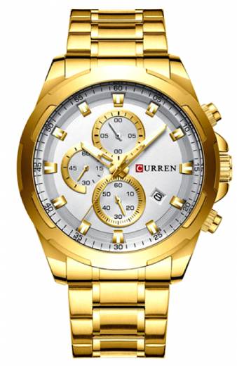 Ανδρικό Ρολόι Curren 8354 - Gold