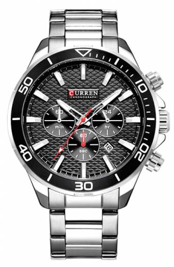 Ανδρικό Ρολόι Curren 8309 - Silver/Black