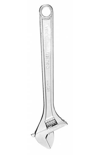 DELI γαλλικό κλειδί DL018A, 18"/450mm, 0-55mm, νίκελ