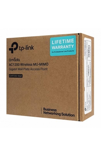 TP-LINK ασύρματο access point EAP230-WALL, AC1200, επιτοίχιο, Ver. 1.0