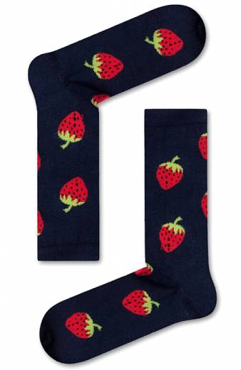 Κάλτσες Με Φράουλες - Blue
