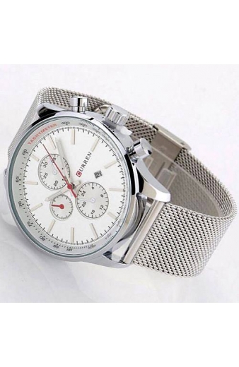 Ανδρικό Ρολόι Curren 8227 - Silver