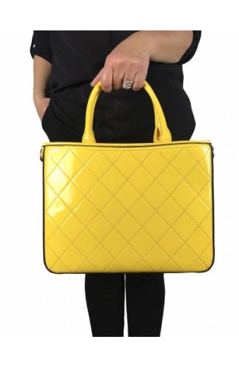 Τσάντα λουστρίνι - Yellow