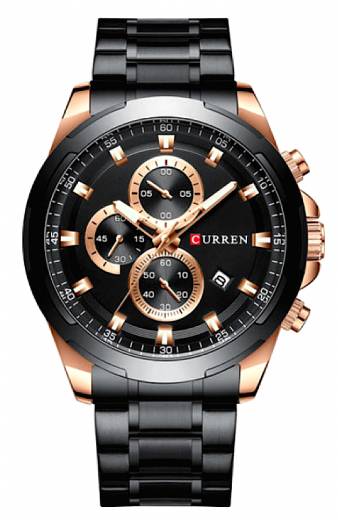 Ανδρικό Ρολόι Curren 8354 - Μαύρο
