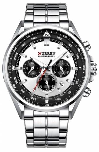 Ανδρικό Ρολόι Curren 8399 - Silver