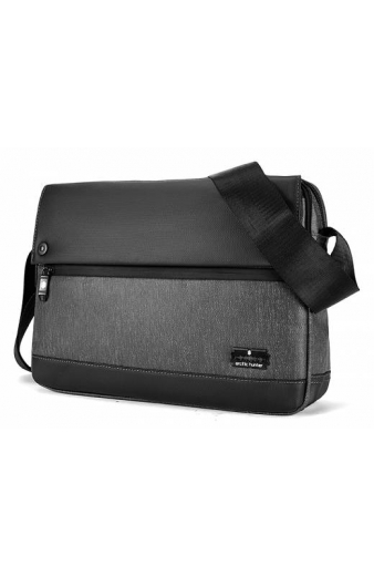 ARCTIC HUNTER τσάντα ώμου K00089-BK, με θήκη tablet, μαύρη
