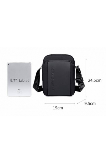 ARCTIC HUNTER τσάντα ώμου K00542, με θήκη tablet 9.7", 4L, γκρι