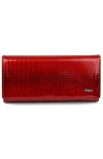 HENGHUANG γυναικείο πορτοφόλι LBAG-0008, δερμάτινο, κόκκινο