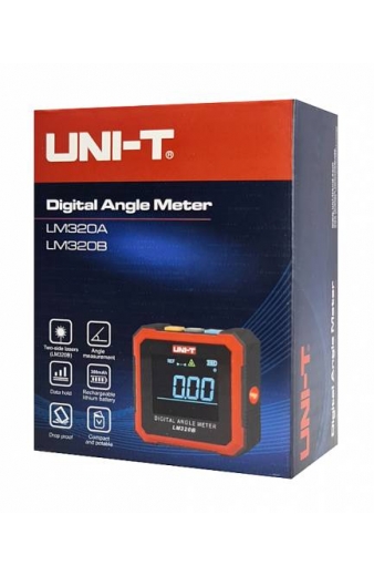 UNI-T ψηφιακό γωνιόμετρο laser LM320B, 4x90°, μαγνητικό σώμα