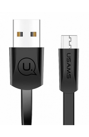 USAMS καλώδιο USB σε Micro USB US-SJ201, 10W, 1.2m, μαύρο