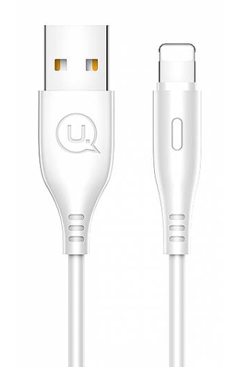 USAMS καλώδιο Lightning σε USB US-SJ266, 10W, 1m, λευκό