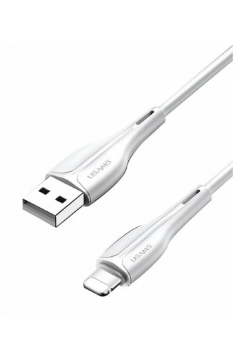 USAMS καλώδιο Lightning σε USB US-SJ371, 10W, 1m, λευκό