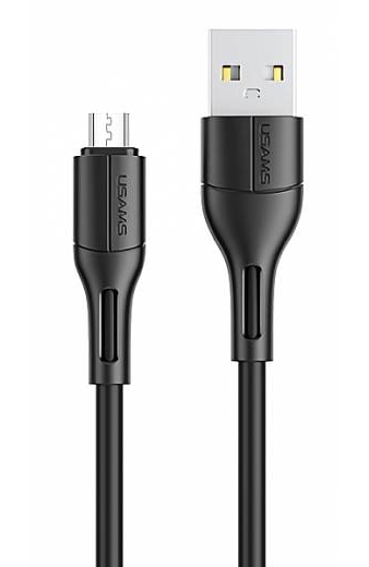 USAMS καλώδιο Micro USB σε USB US-SJ502, 10W, 1m, μαύρο