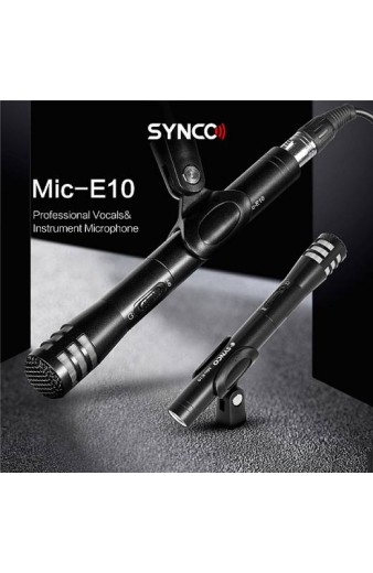 SYNCO μικρόφωνο χειρός SY-E10-MIC, δυναμικό, καρδιοειδές, XLR, μαύρο