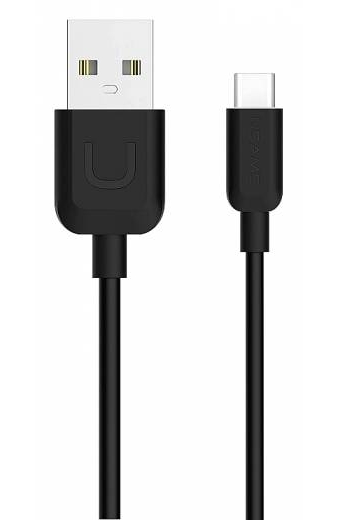 USAMS καλώδιο USB σε USB-C US-SJ099 U-Turn, 10.5W, 1m, μαύρο