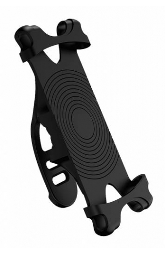 USAMS βάση ποδηλάτου για smartphone US-ZJ053, λαστιχένια, μαύρη