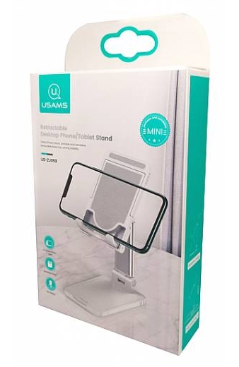 USAMS βάση smartphone & tablet US-ZJ059, ρυθμιζόμενη, λευκή